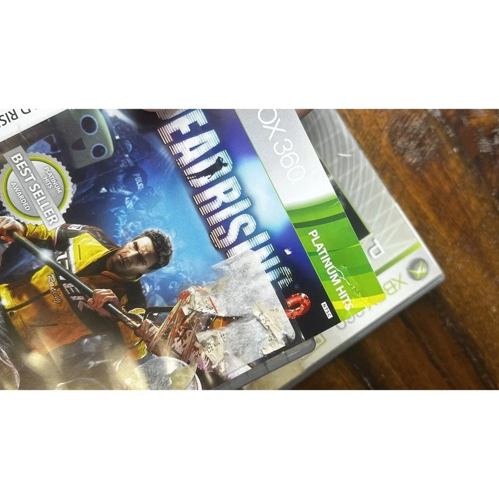 Microsoft Xbox 360 Disc CASE No Manual TESTED Dead Rising 1 + 2 Bundle Lot